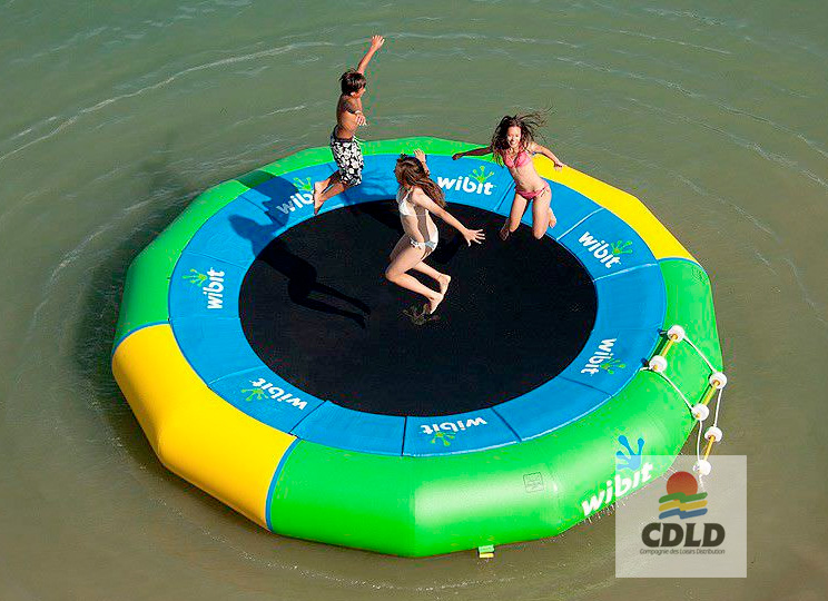 trampoline aquatique - Trampoline aquatique ronds XL et XXL 